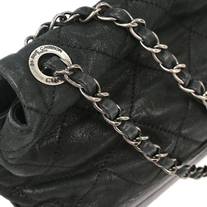 Chanel Black Calfskin Shoulder Bag
