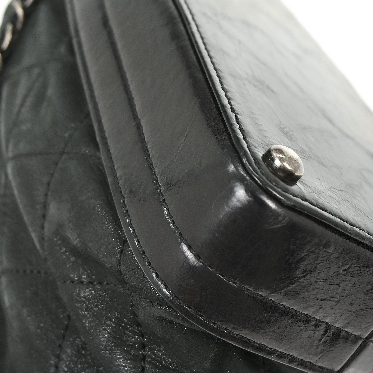 Chanel Black Calfskin Shoulder Bag