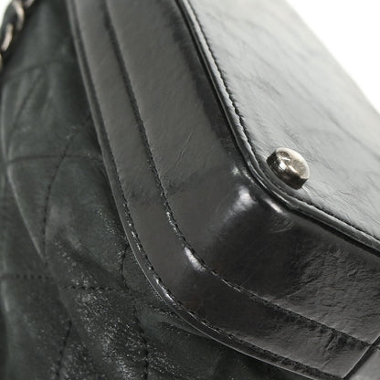 Chanel Black Calfskin Shoulder Bag