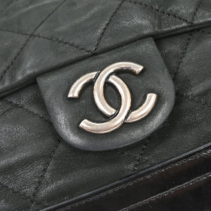 Chanel Black Calfskin Shoulder Bag