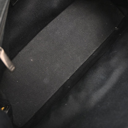 Chanel Black Calfskin Shoulder Bag