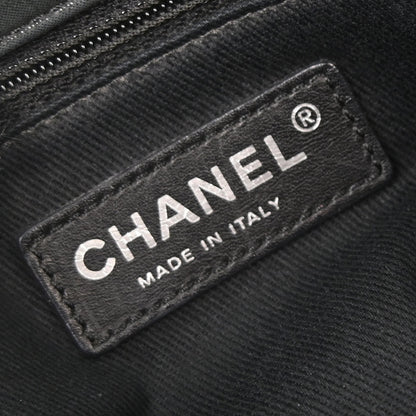 Chanel Black Calfskin Shoulder Bag