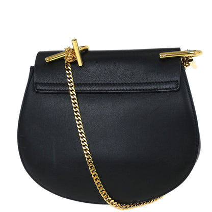 Chloe Black Suede Drew Shoulder Bag