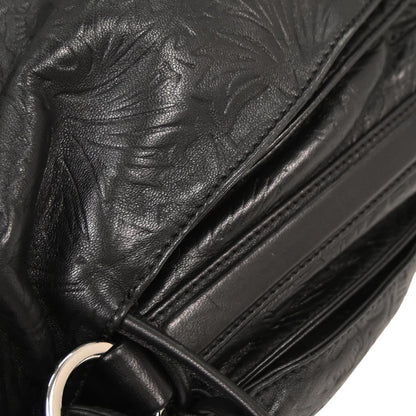 Loewe Black Lambskin Flamenco Shoulder Bag