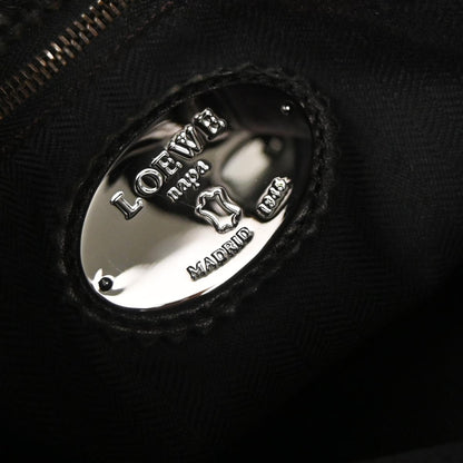 Loewe Black Lambskin Flamenco Shoulder Bag