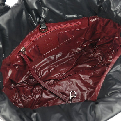 Chanel Black Nylon Calfskin Coco Cocoon Tote Bag