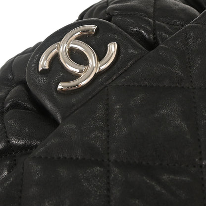 Chanel Black Calfskin Chain Around Shoulder Bag