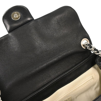 Chanel Black Calfskin Chain Around Shoulder Bag