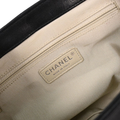 Chanel Black Calfskin Chain Around Shoulder Bag