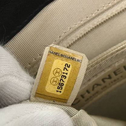 Chanel Black Calfskin Chain Around Shoulder Bag