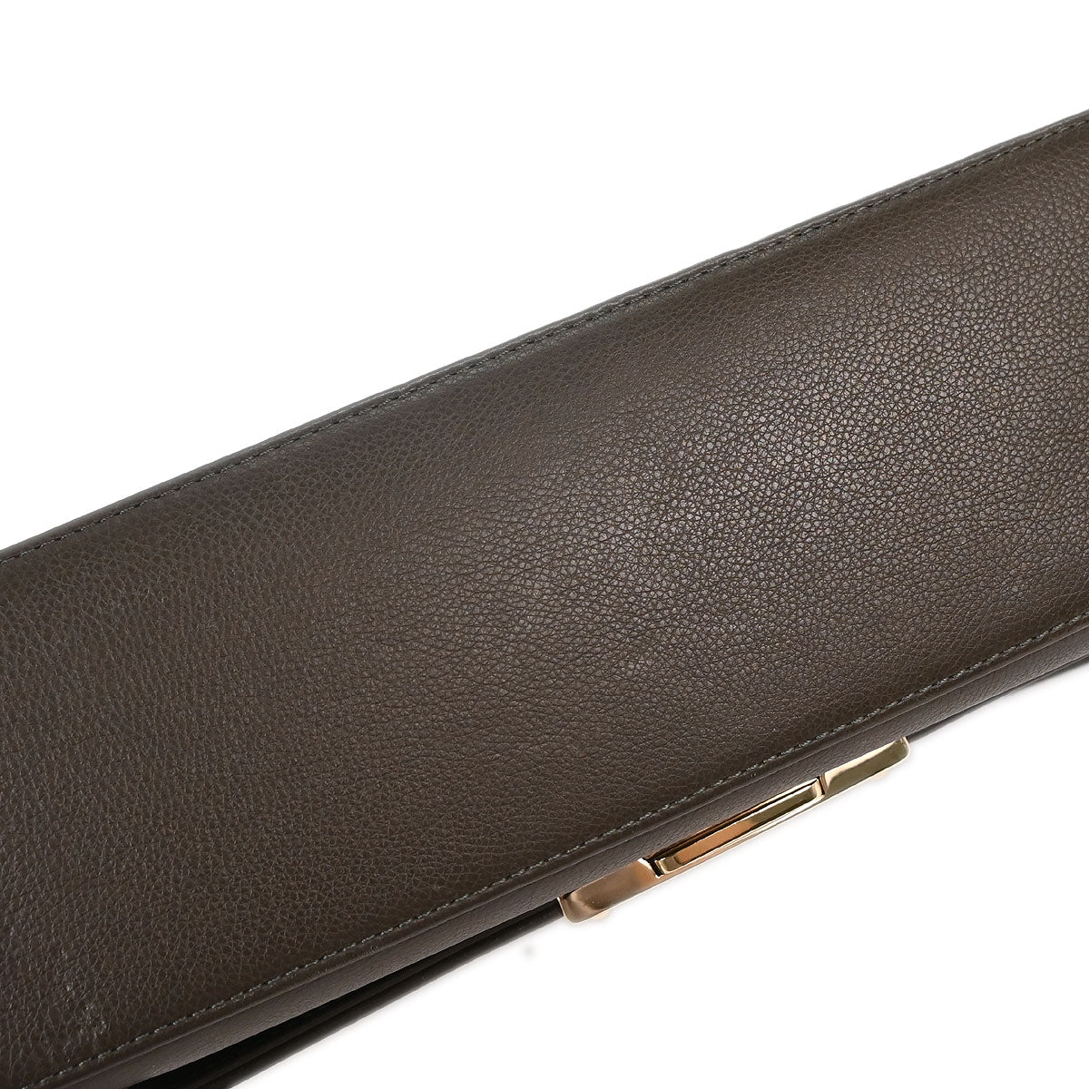 Chanel Brown Calfskin Label Click Flap Bag