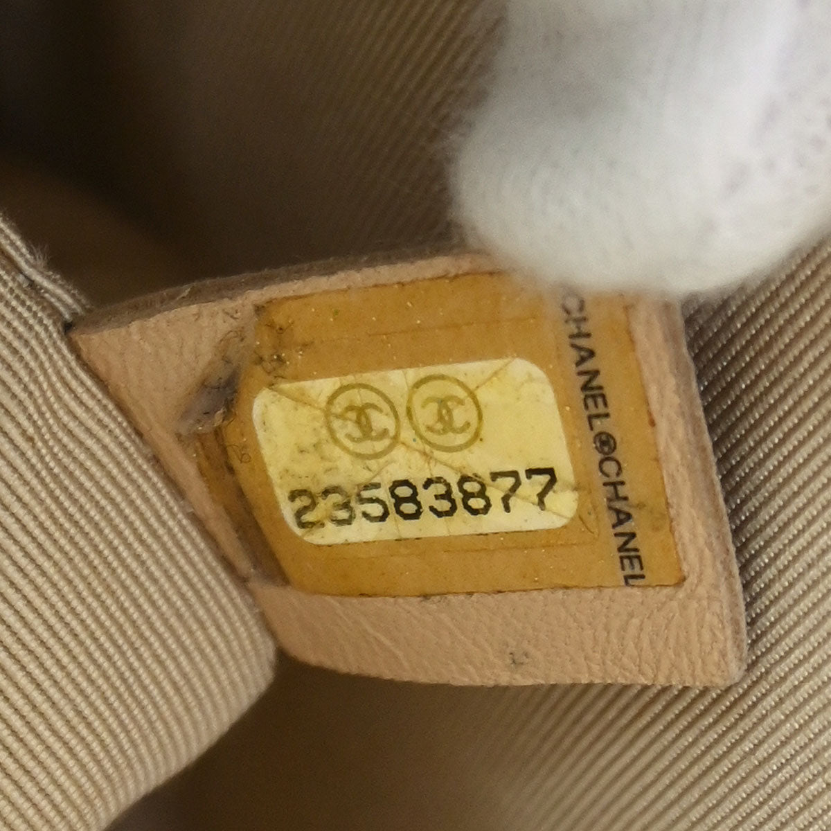 Chanel Brown Calfskin Label Click Flap Bag