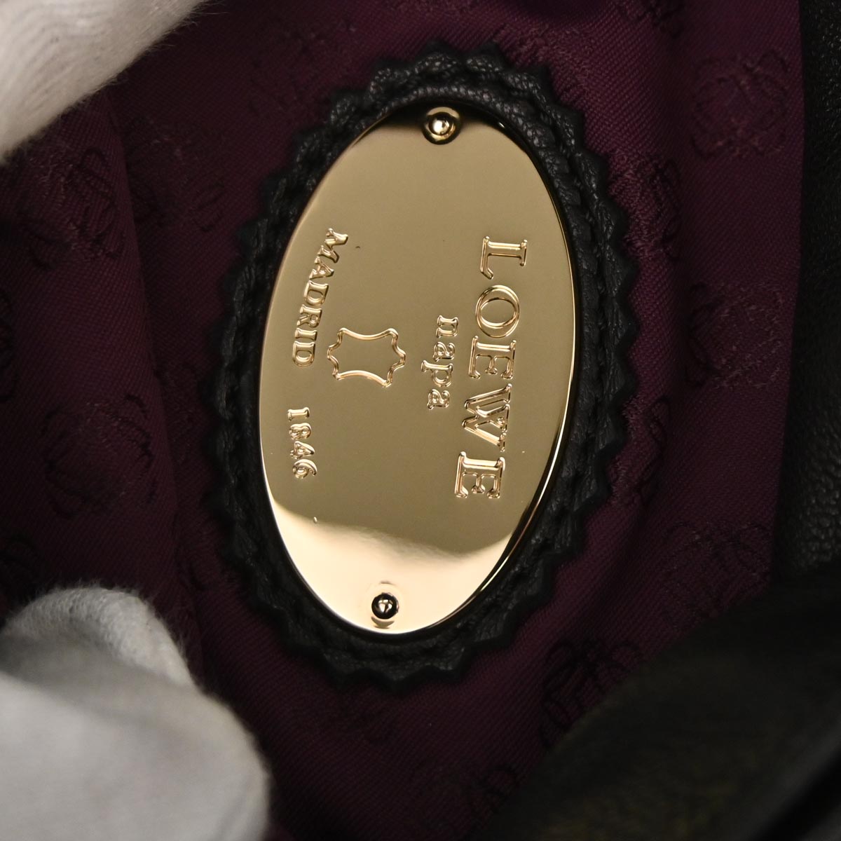 Loewe Black Lambskin Shoulder Bag