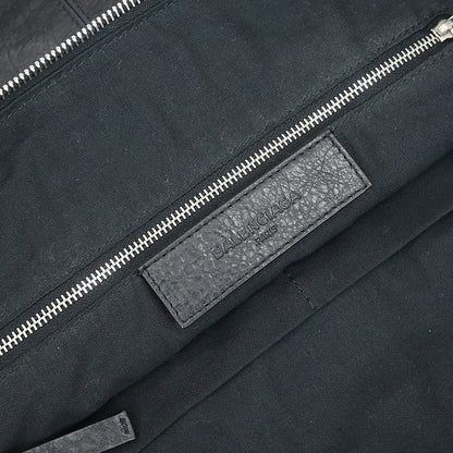 Balenciaga Black Lambskin Classic Square Handbag