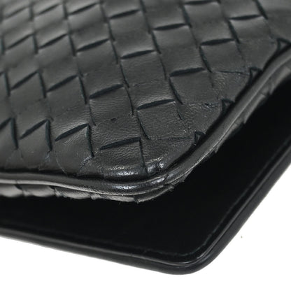 Bottega Veneta Black Intrecciato Shoulder Bag