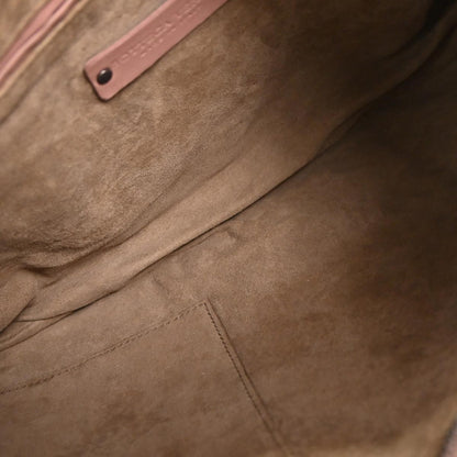 Bottega Veneta Pink Lambskin Intrecciato Hobo Bag