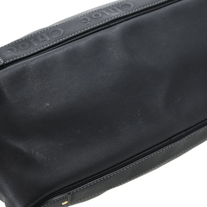 Chloe Black Leather Eden Handbag