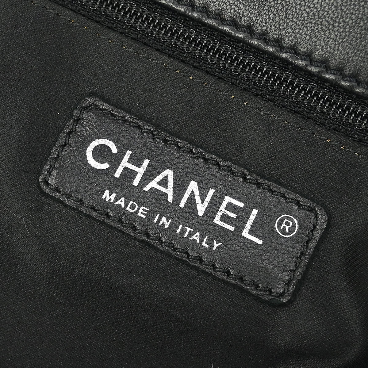 Chanel Black Lambskin Mademoiselle Jumbo Flap Bag