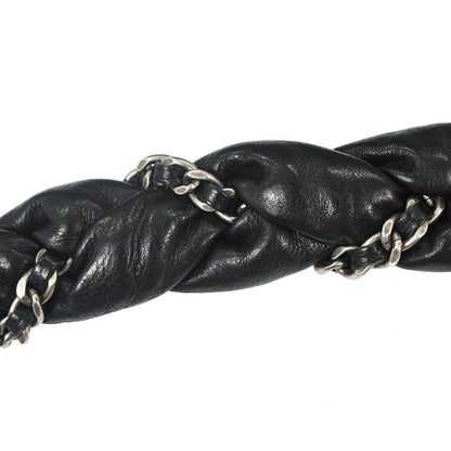 Chanel Black Calfskin Istanbul Accordion Flap Bag