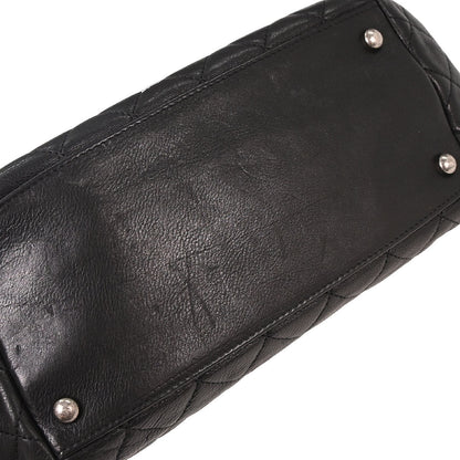 Chanel Black Calfskin Istanbul Accordion Flap Bag