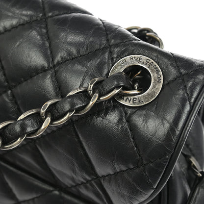 Chanel Black Lambskin Easy Flap Bag