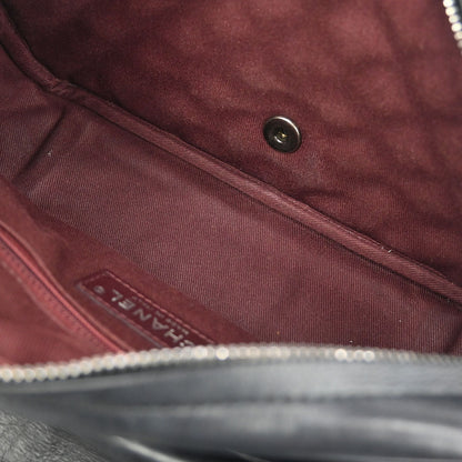 Chanel Black Lambskin Easy Flap Bag