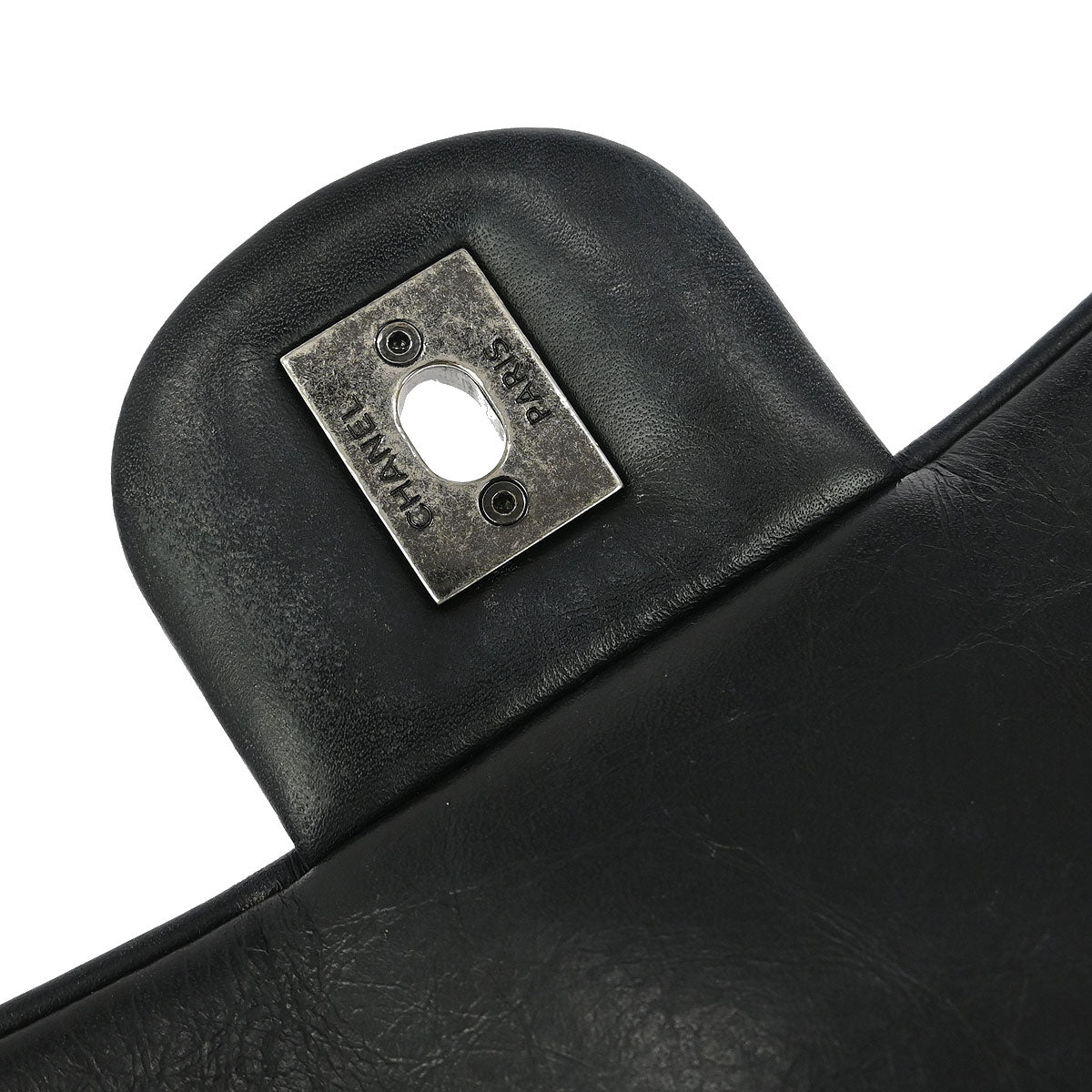 Chanel Black Lambskin Easy Flap Bag