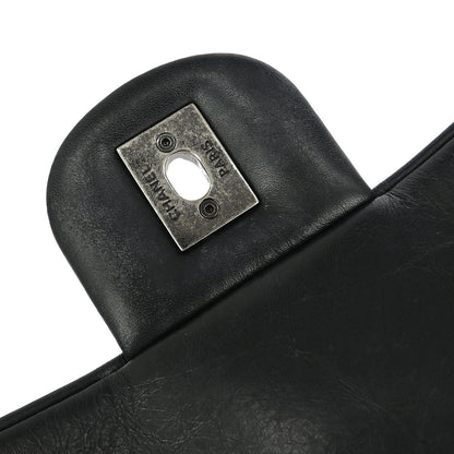 Chanel Black Lambskin Easy Flap Bag