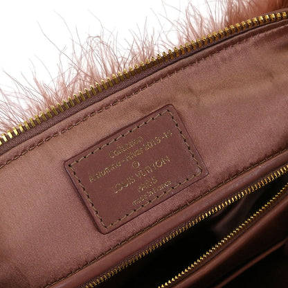 Louis Vuitton * Pink Fur Speedy 25 Handbag