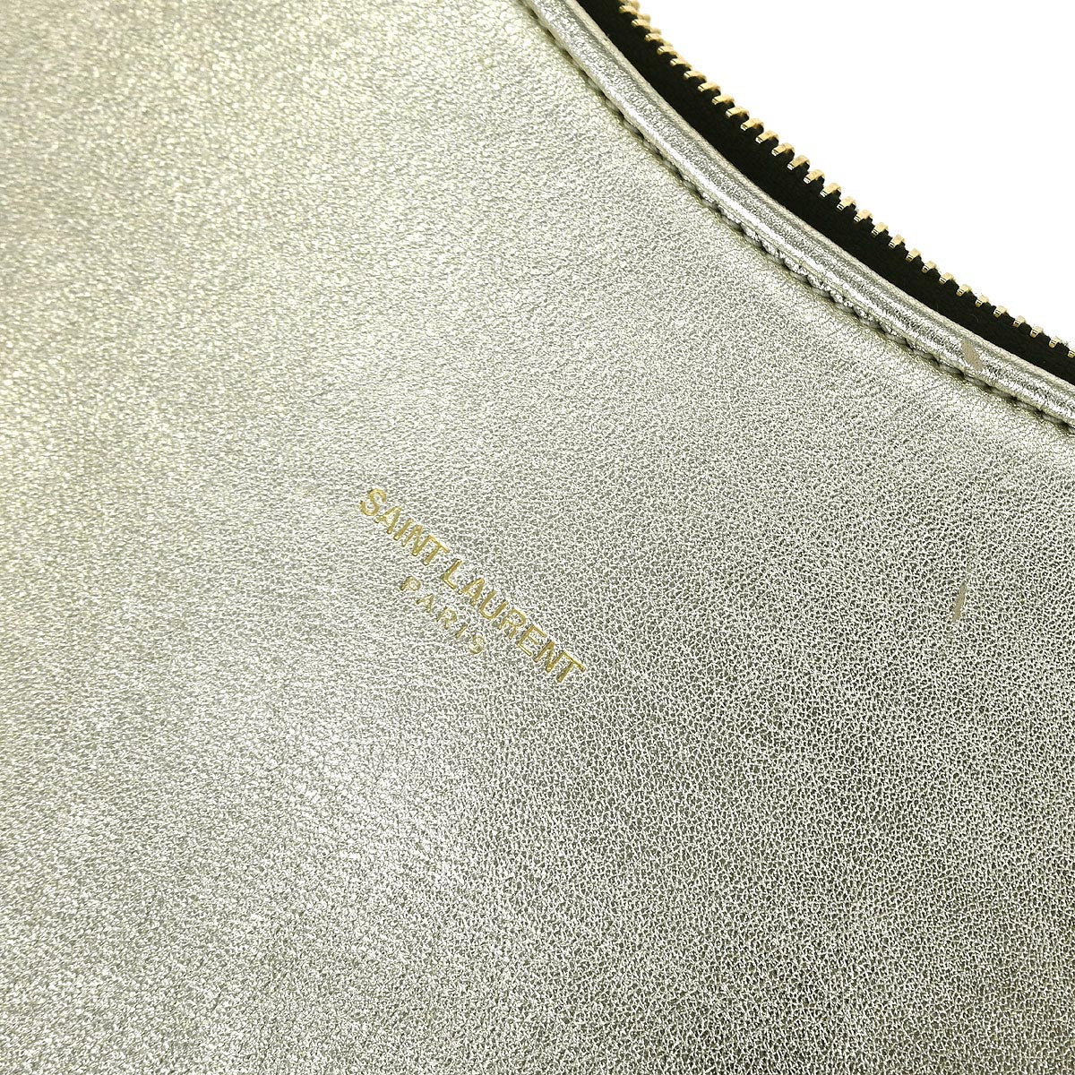 Saint Laurent Gold Love Heart Shoulder Bag