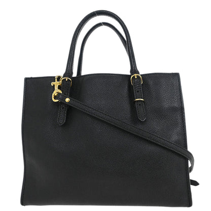 Balenciaga Black Metallic Edge Papier Mini Tote Bag