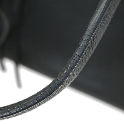 Balenciaga Black Metallic Edge Papier Mini Tote Bag