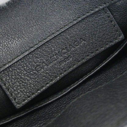 Balenciaga Black Metallic Edge Papier Mini Tote Bag