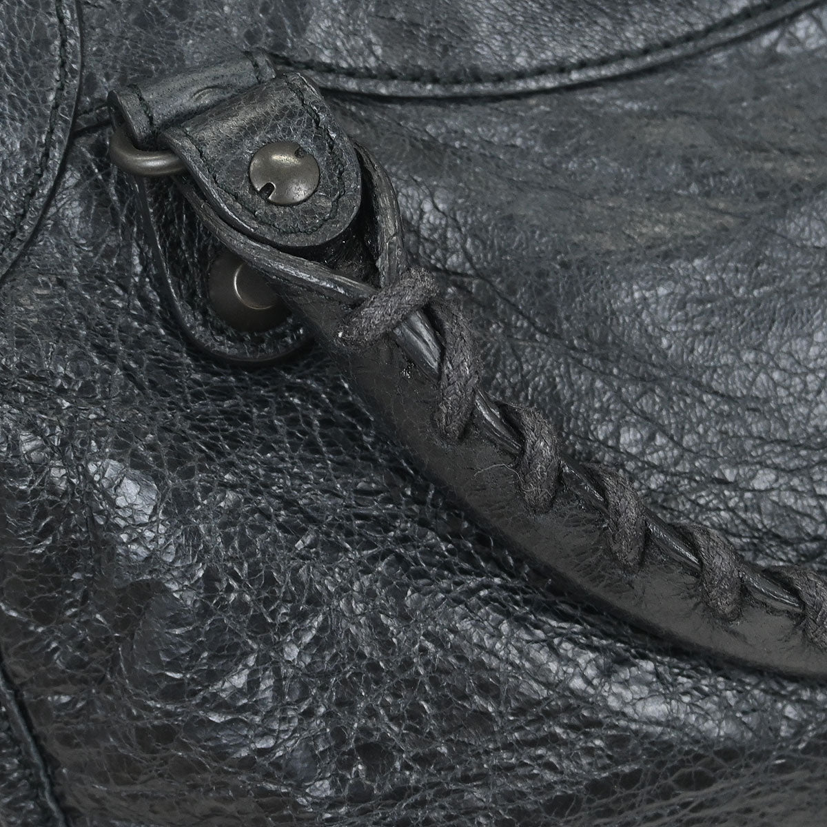 Balenciaga Black Classic Mini City 2way Shoulder Handbag