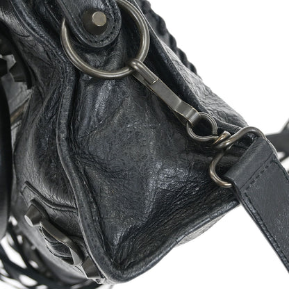 Balenciaga Black Classic Mini City 2way Shoulder Handbag