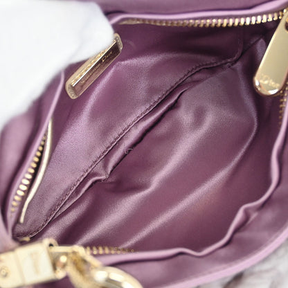 Christian Dior * Purple Fur Handbag