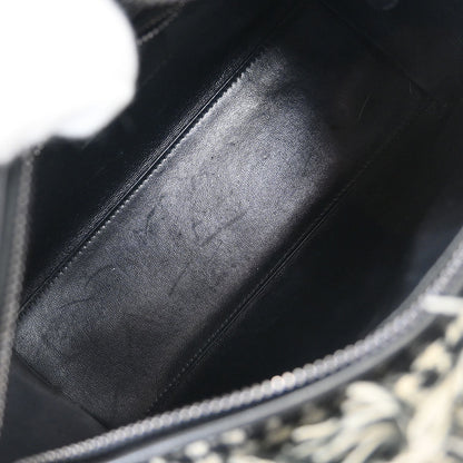 Christian Dior Black White Houndstooth Lady Dior 2way Handbag