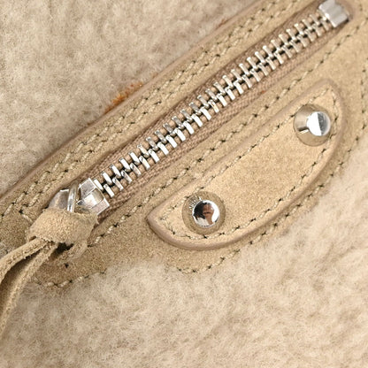 Balenciaga Beige Mouton Papier Mini Tote Bag