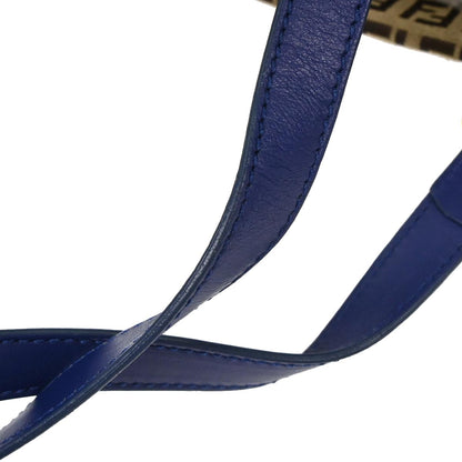 Fendi Beige Blue Zucchino Tote Bag