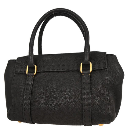 Fendi Black Selleria Mini Linda Handbag