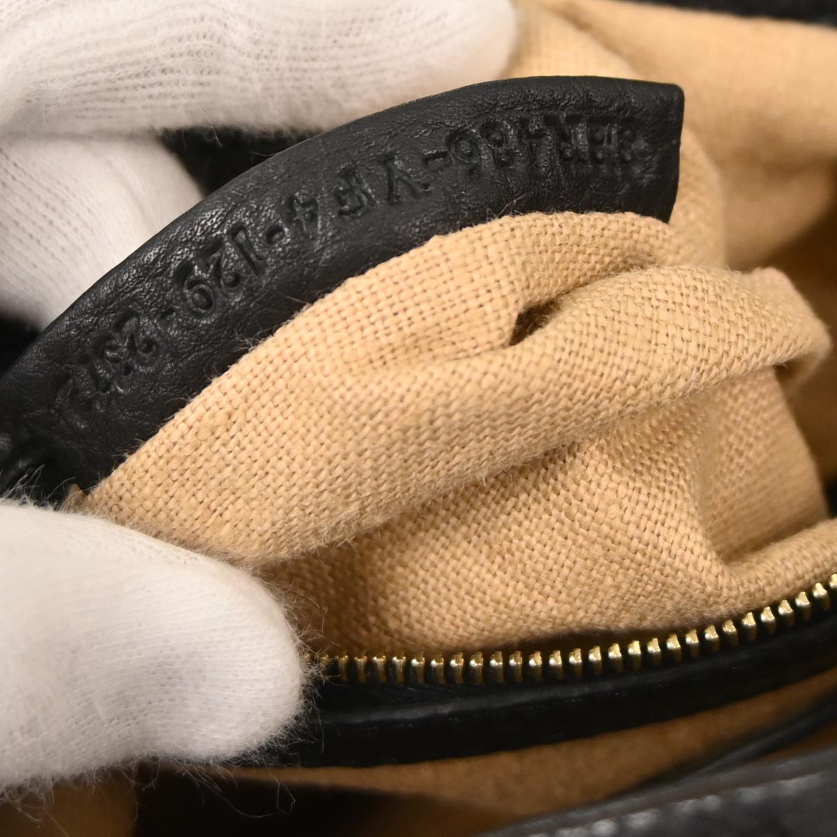 Fendi Black Selleria Mini Linda Handbag