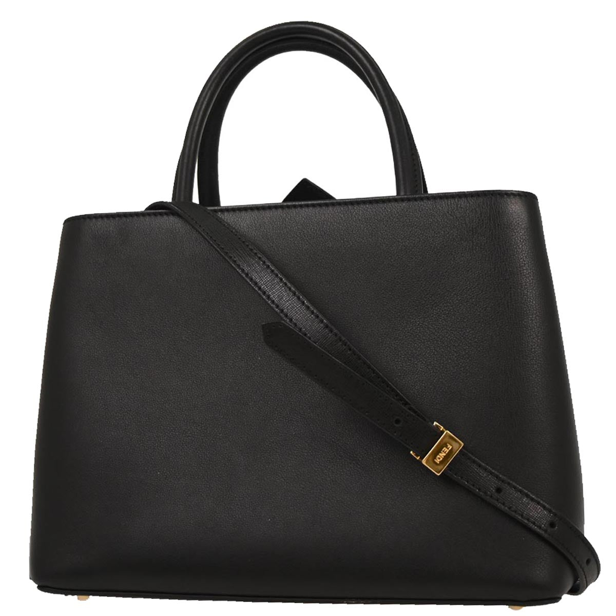 Fendi Black 2Jours 2way Shoulder Handbag