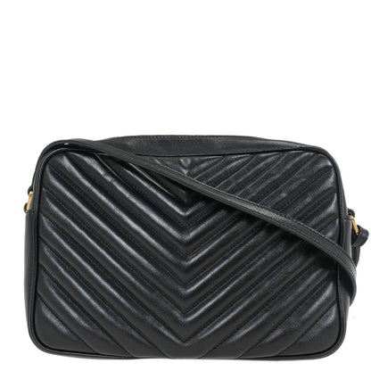 Saint Laurent Black Lou Shoulder Bag