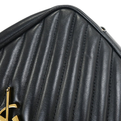 Saint Laurent Black Lou Shoulder Bag