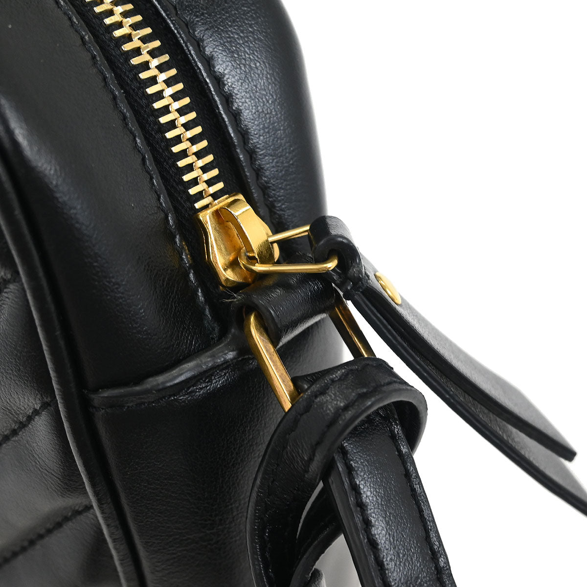 Saint Laurent Black Lou Shoulder Bag