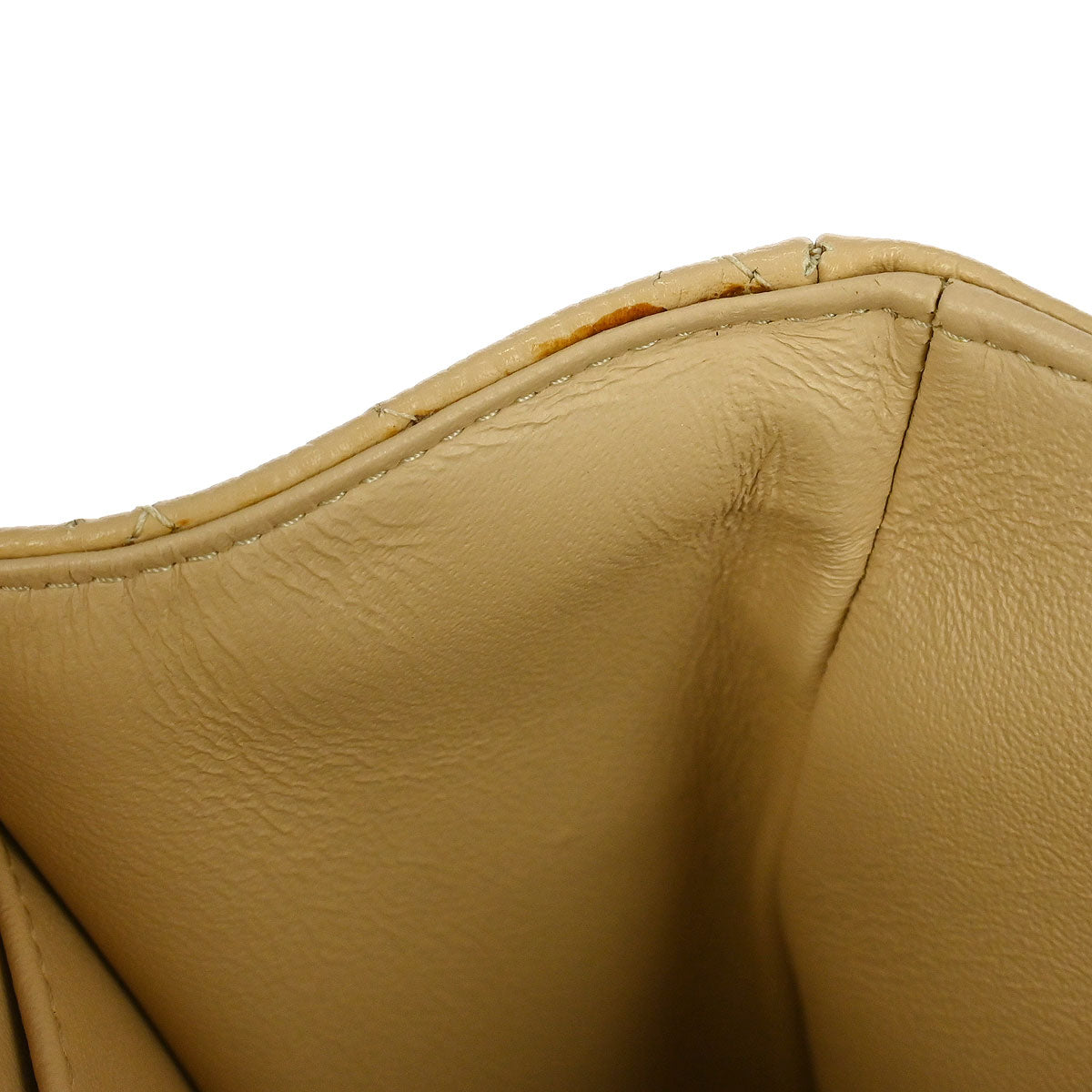 Chanel Beige Caviar Classic Double Flap Shoulder Bag