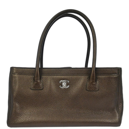 Chanel Bronze Calfskin Executive Cerf Tote Bag