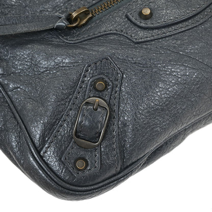 Balenciaga Gray The Hip Shoulder Bag