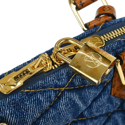 Louis Vuitton Denim Malletage Alma BB 2way Handbag M55048