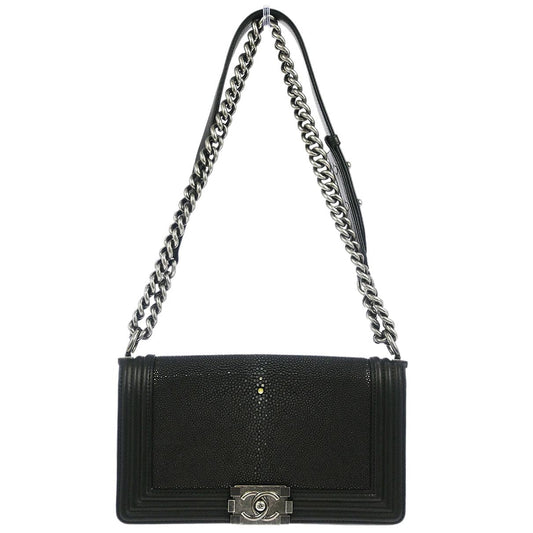 Boy Chanel Black Medium Shoulder Bag